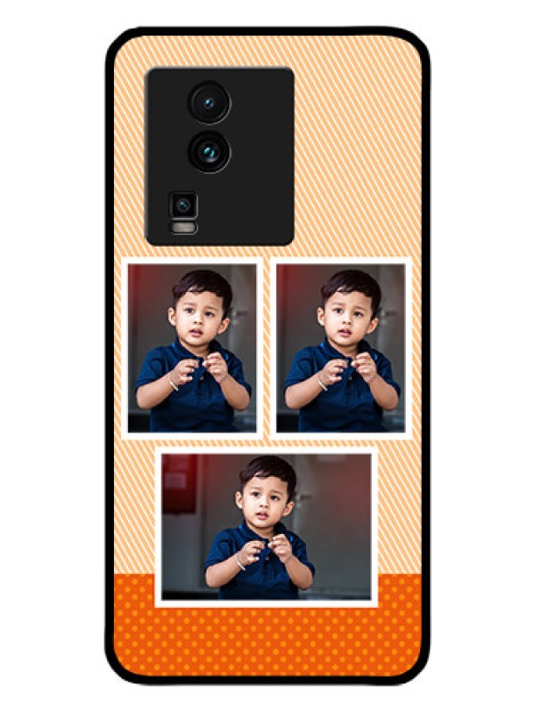 Custom iQOO Neo 7 5G Photo Printing on Glass Case - Bulk Photos Upload Design