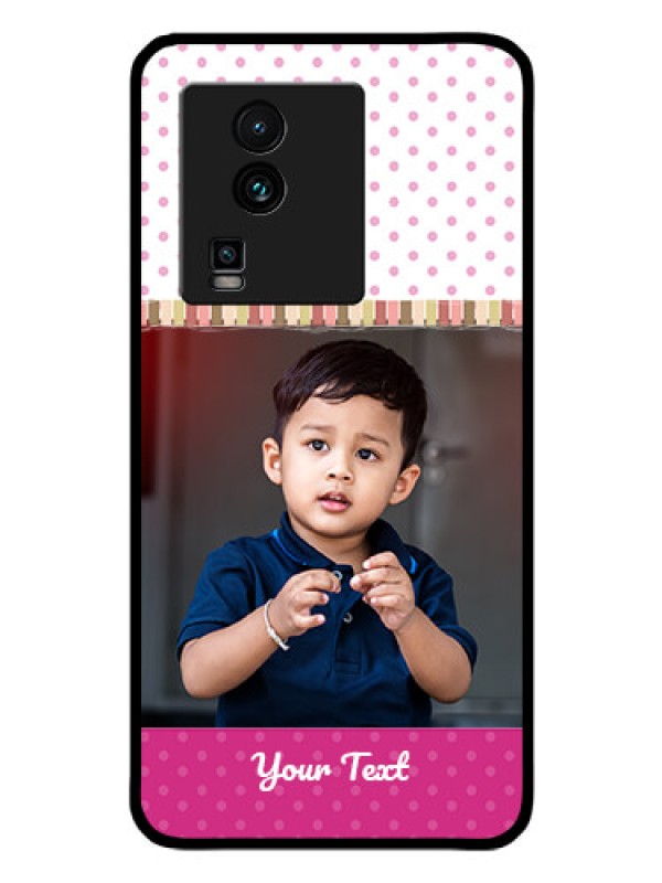 Custom iQOO Neo 7 5G Photo Printing on Glass Case - Cute Girls Cover Design