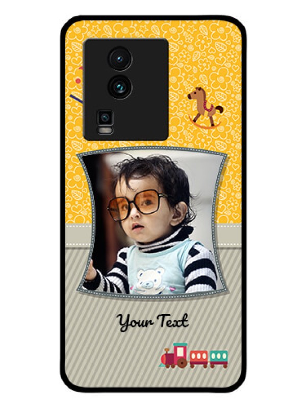 Custom iQOO Neo 7 5G Personalized Glass Phone Case - Baby Picture Upload Design