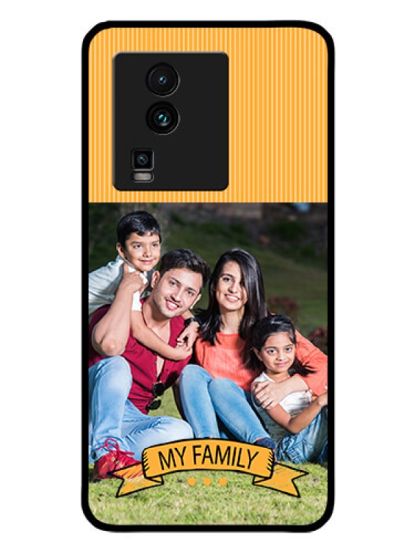 Custom iQOO Neo 7 5G Custom Glass Phone Case - My Family Design