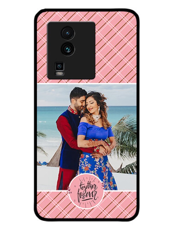 Custom iQOO Neo 7 5G Personalized Glass Phone Case - Together Forever Design