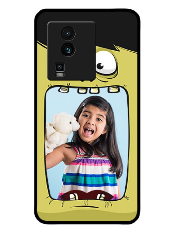 Custom iQOO Neo 7 5G Personalized Glass Phone Case - Cartoon monster back case Design