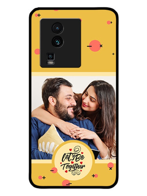 Custom iQOO Neo 7 5G Photo Printing on Glass Case - Lets be Together Design