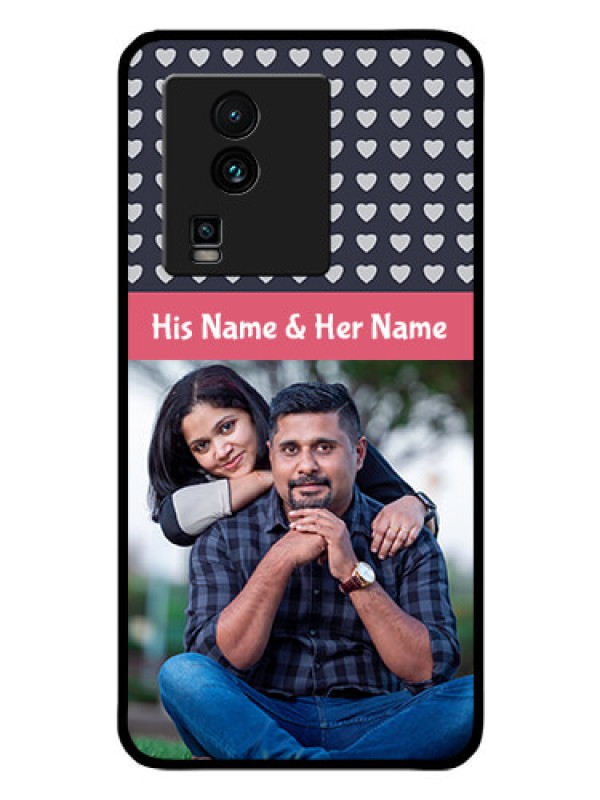 Custom iQOO Neo 7 Pro 5G Custom Glass Mobile Case - Love Symbols Design