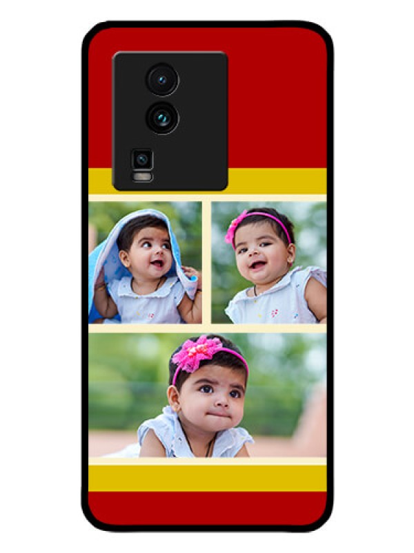 Custom iQOO Neo 7 Pro 5G Custom Glass Mobile Case - Multiple Pic Upload Design