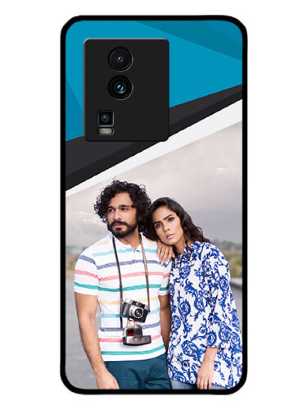 Custom iQOO Neo 7 Pro 5G Photo Printing on Glass Case - Simple Pattern Photo Upload Design