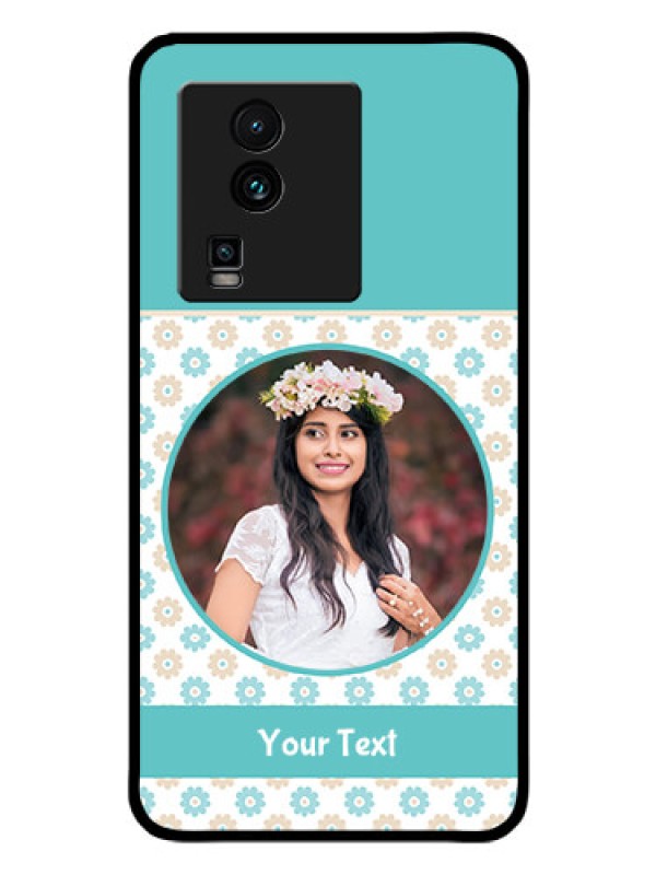 Custom iQOO Neo 7 Pro 5G Custom Glass Mobile Case - Beautiful Flowers Design