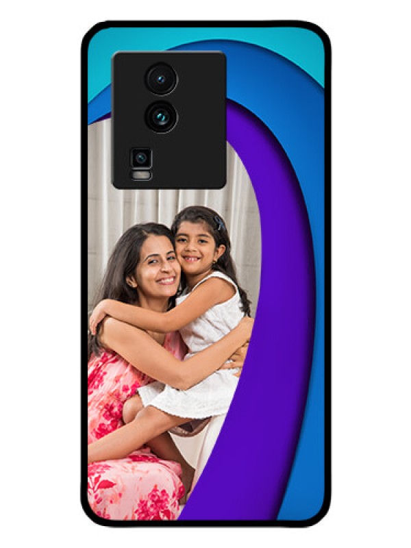 Custom iQOO Neo 7 Pro 5G Photo Printing on Glass Case - Simple Pattern Design