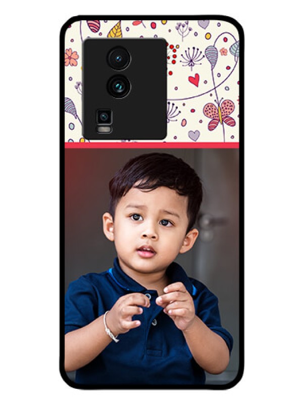 Custom iQOO Neo 7 Pro 5G Custom Glass Mobile Case - Premium Floral Design