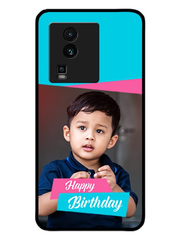 Custom iQOO Neo 7 Pro 5G Personalized Glass Phone Case - Image Holder with 2 Color Design