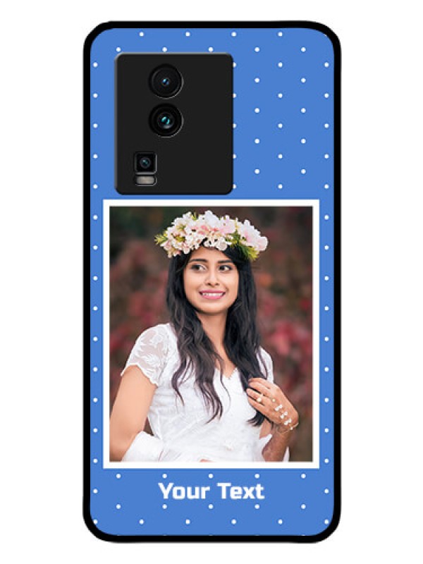 Custom iQOO Neo 7 Pro 5G Photo Printing on Glass Case - Polka dots design