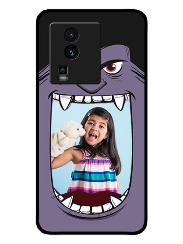 Custom iQOO Neo 7 Pro 5G Custom Glass Phone Case - Angry Monster Design