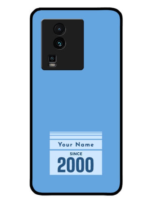 Custom iQOO Neo 7 Pro 5G Custom Glass Mobile Case - Custom Year of birth Design
