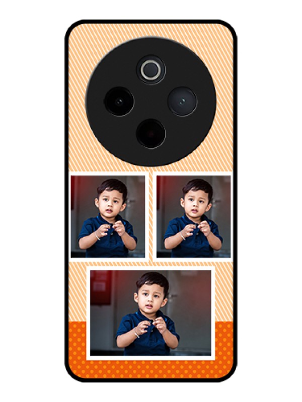Custom iQOO Z10 5G Custom Glass Phone Case - Bulk Photos Upload Design