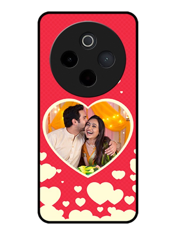 Custom iQOO Z10 5G Custom Glass Phone Case - Love Symbols Phone Cover Design