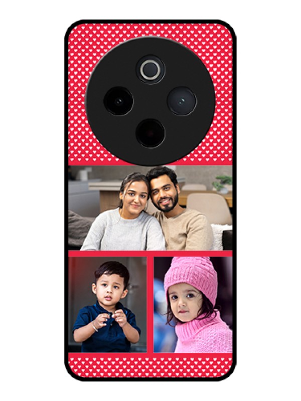 Custom iQOO Z10 5G Custom Glass Phone Case - Bulk Photo Upload Design