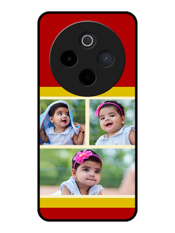 Custom iQOO Z10 5G Custom Glass Phone Case - Multiple Pic Upload Design