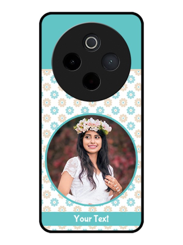 Custom iQOO Z10 5G Custom Glass Phone Case - Beautiful Flowers Design
