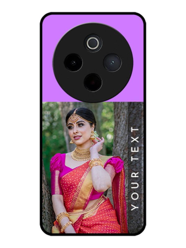 Custom iQOO Z10 5G Custom Glass Phone Case - Birthday Icons Design
