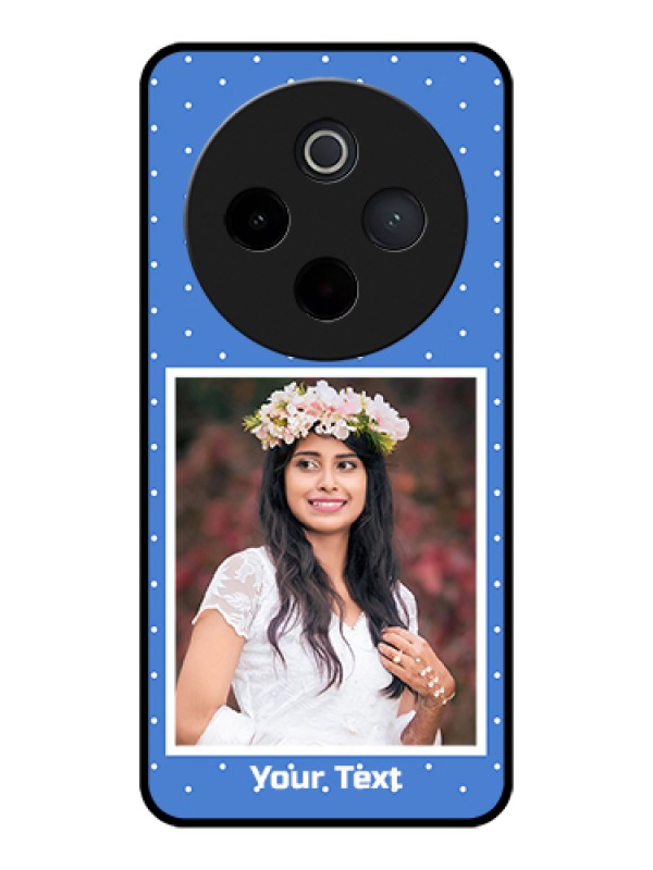 Custom iQOO Z10 5G Custom Glass Phone Case - Polka Dots Design