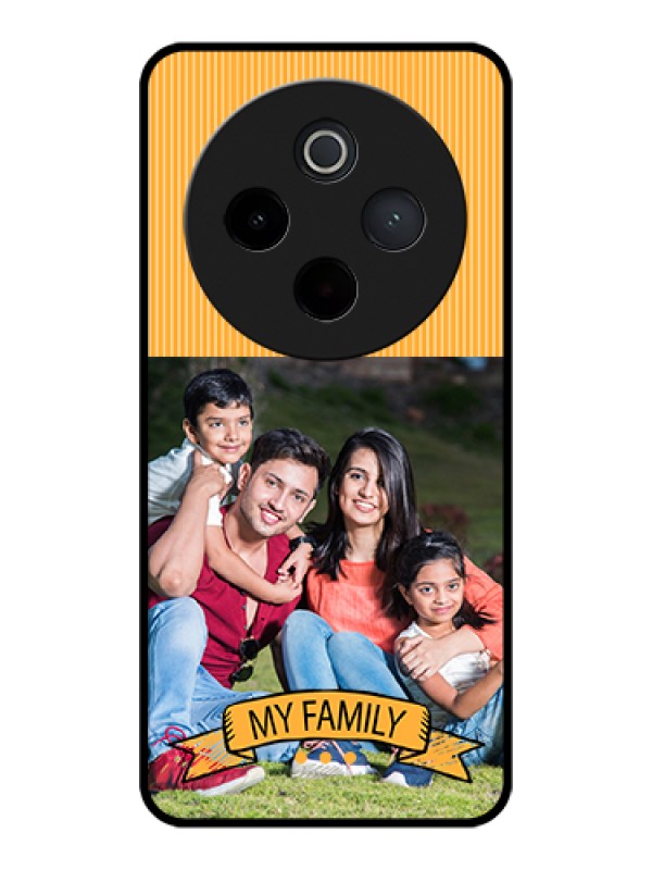 Custom iQOO Z10 5G Custom Glass Phone Case - My Family Design
