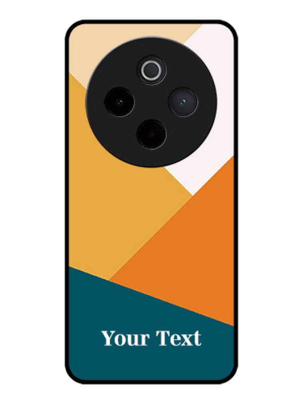 Custom iQOO Z10 5G Custom Glass Phone Case - Stacked Multi - Colour Design