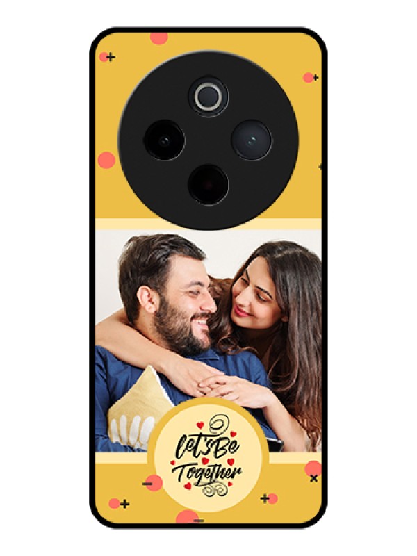 Custom iQOO Z10 5G Custom Glass Phone Case - Lets Be Together Design