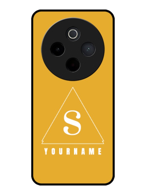 Custom iQOO Z10 5G Custom Glass Phone Case - Simple Triangle Design