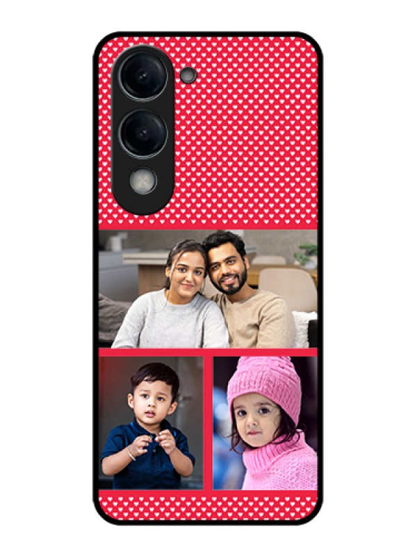 Custom iQOO Z10 Lite Custom Glass Phone Case - Bulk Photo Upload Design