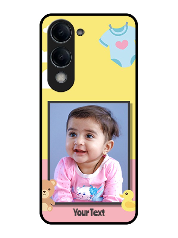 Custom iQOO Z10 Lite Custom Glass Phone Case - Kids 2 Color Design