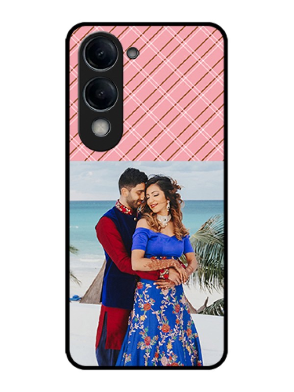 Custom iQOO Z10 Lite Custom Glass Phone Case - Together Forever Design