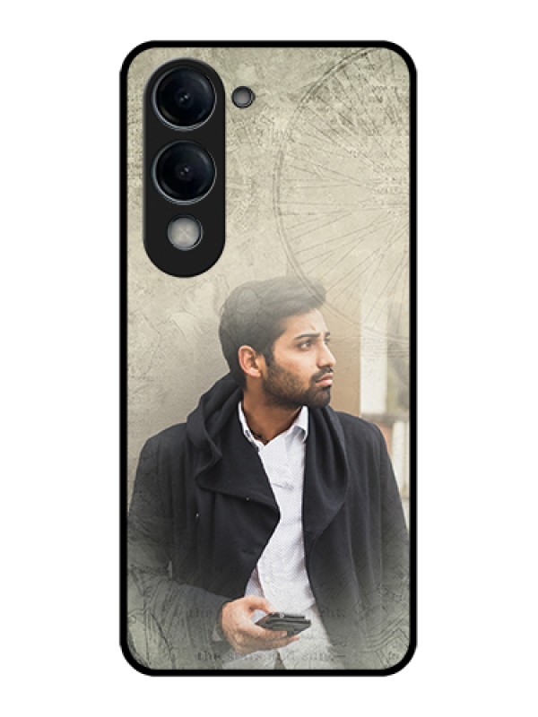 Custom iQOO Z10 Lite Custom Glass Phone Case - With Vintage Design