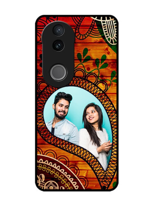 Custom iQOO Z10R Custom Glass Phone Case - Abstract Colorful Design