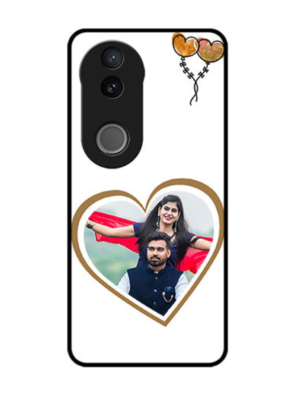 Custom iQOO Z10R Custom Glass Phone Case - You & Me Design