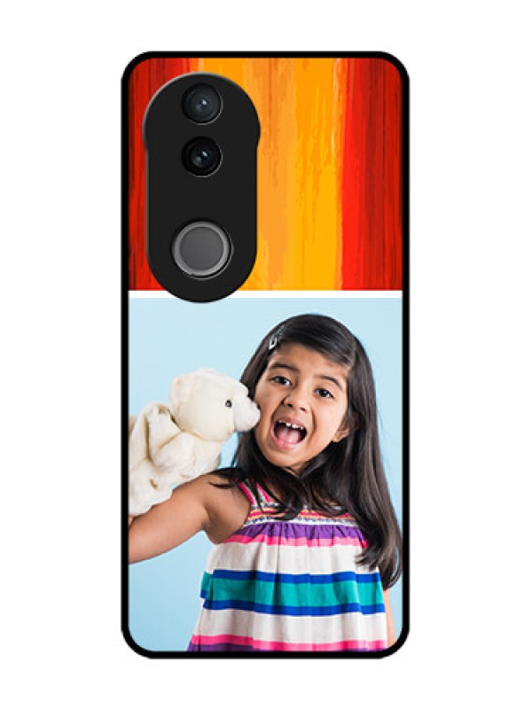 Custom iQOO Z10R Custom Glass Phone Case - Multi Color Design