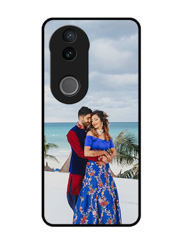 Custom iQOO Z10R Custom Glass Phone Case - Upload Full Picture Design