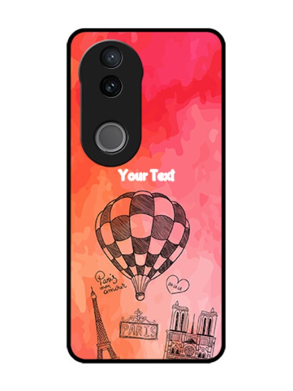 Custom iQOO Z10R Custom Glass Phone Case - Paris Theme Design