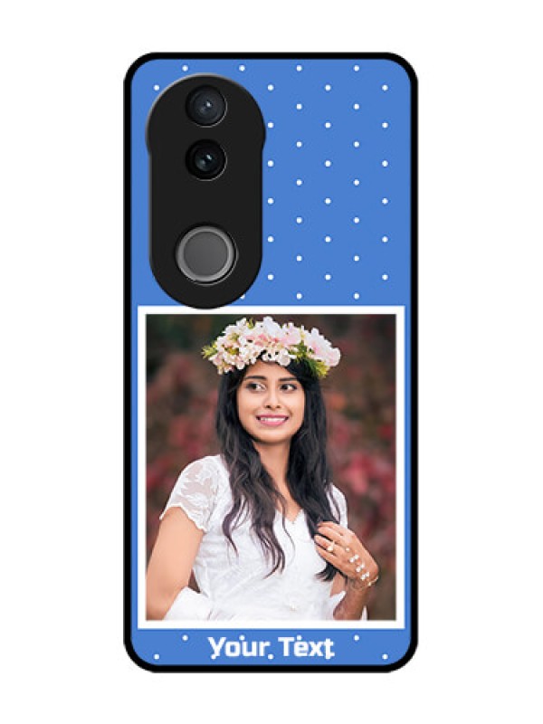 Custom iQOO Z10R Custom Glass Phone Case - Polka Dots Design