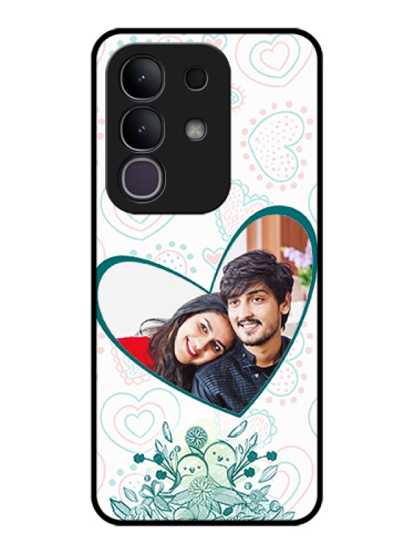 Custom iQOO Z10x 5G Custom Glass Phone Case - Premium Couple Design