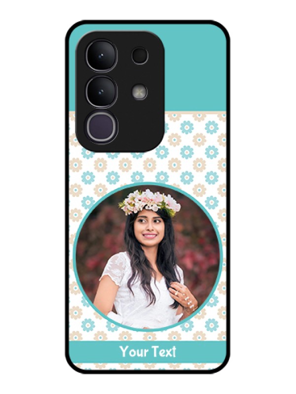 Custom iQOO Z10x 5G Custom Glass Phone Case - Beautiful Flowers Design