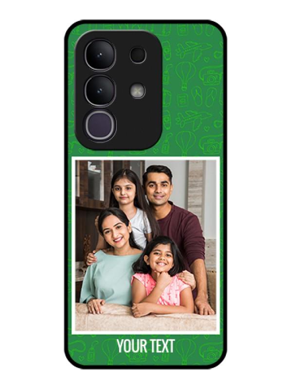 Custom iQOO Z10x 5G Custom Glass Phone Case - Picture Upload Design