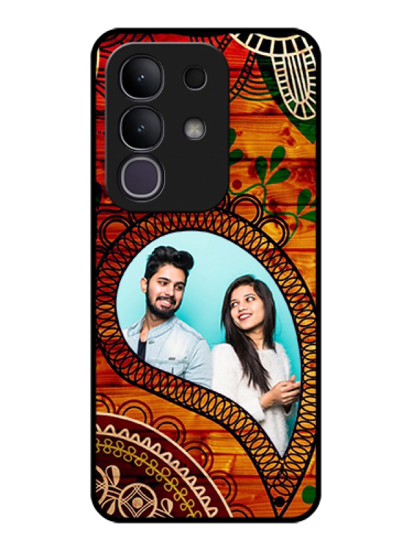 Custom iQOO Z10x 5G Custom Glass Phone Case - Abstract Colorful Design