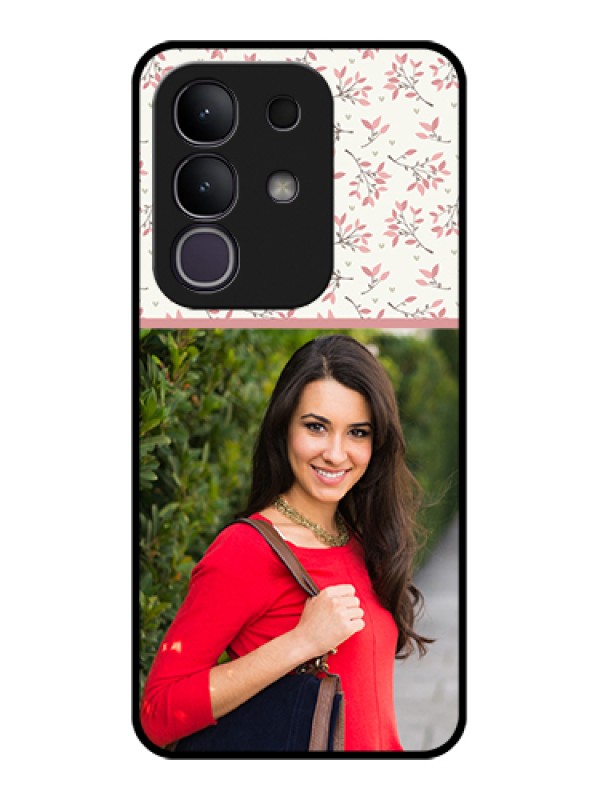 Custom iQOO Z10x 5G Custom Glass Phone Case - Stunning Floral Design