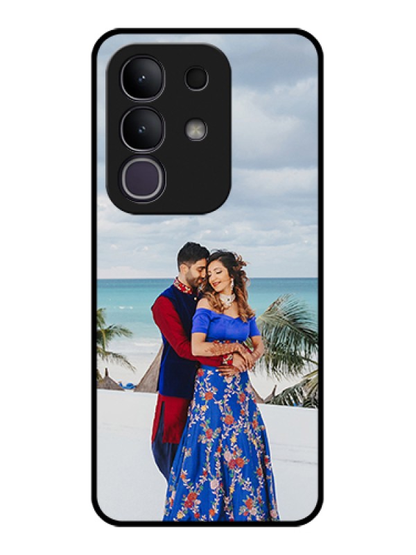 Custom iQOO Z10x 5G Custom Glass Phone Case - Upload Full Picture Design