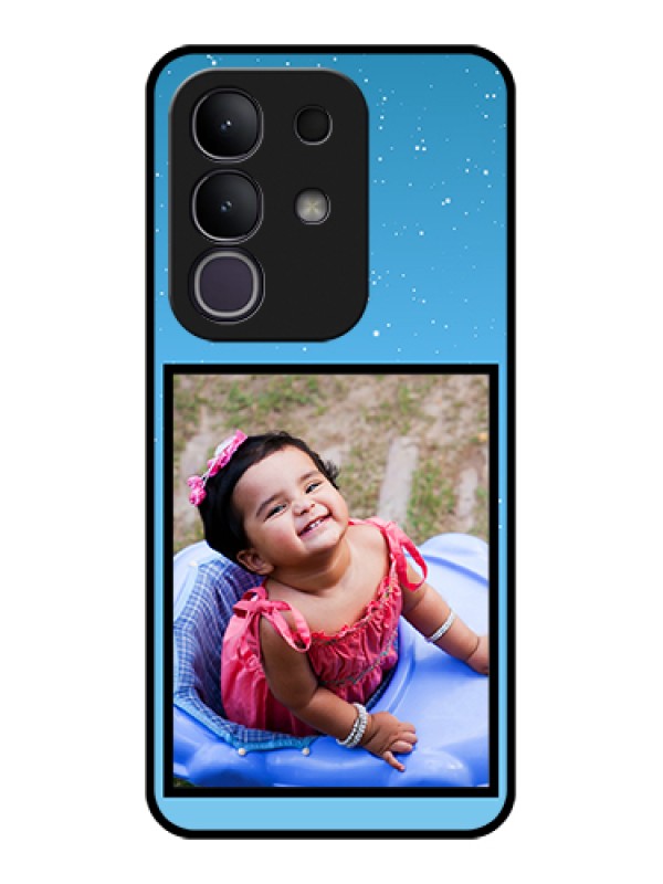 Custom iQOO Z10x 5G Custom Glass Phone Case - Wave Pattern Colorful Design