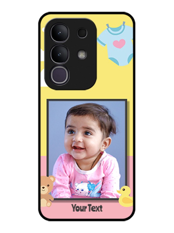 Custom iQOO Z10x 5G Custom Glass Phone Case - Kids 2 Color Design