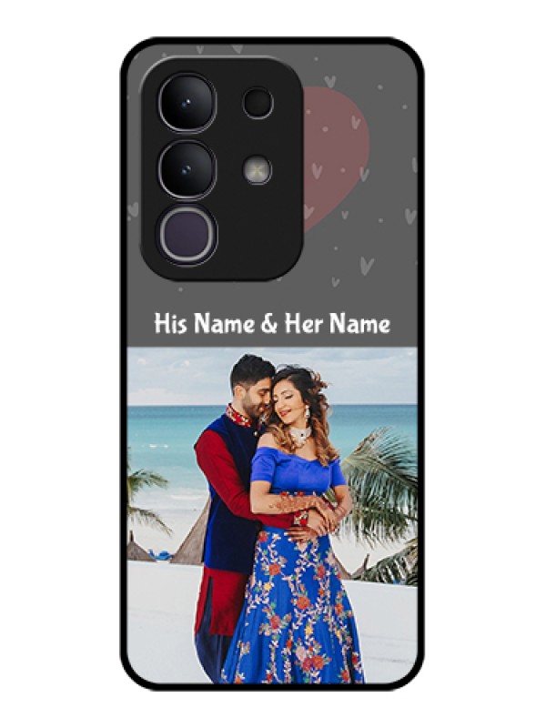 Custom iQOO Z10x 5G Custom Glass Phone Case - Buy Love Design With Photo Online
