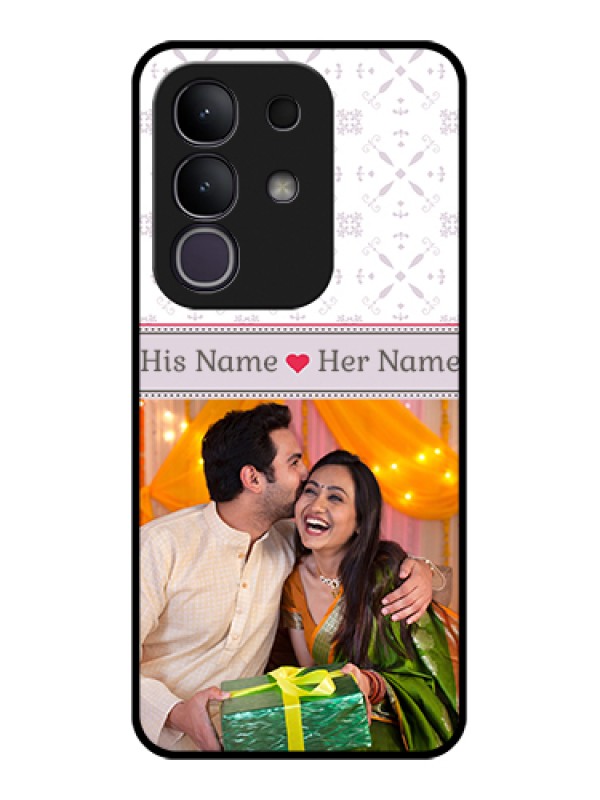 Custom iQOO Z10x 5G Custom Glass Phone Case - With Photo And Ethnic Design