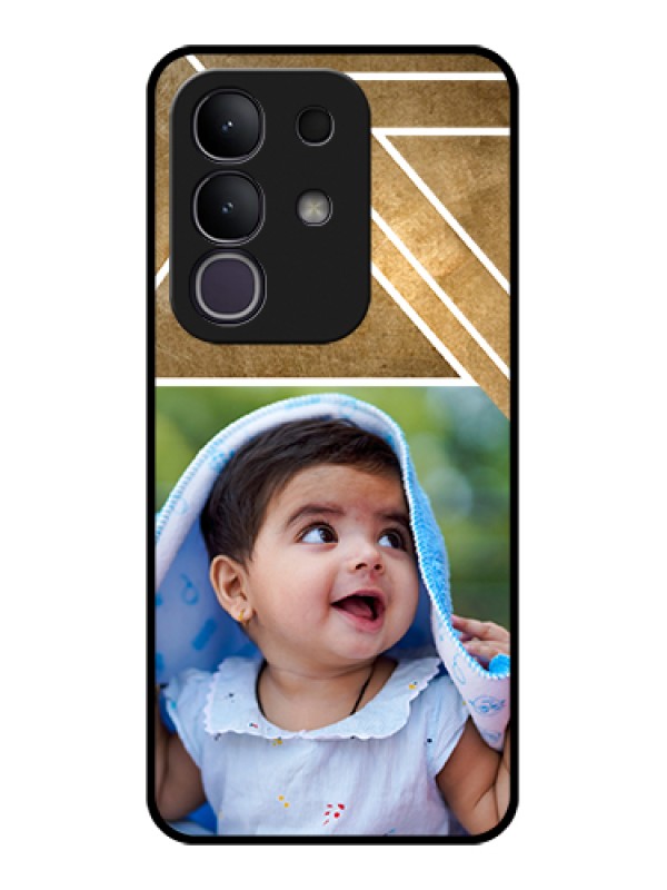 Custom iQOO Z10x 5G Custom Glass Phone Case - Gradient Abstract Texture Design