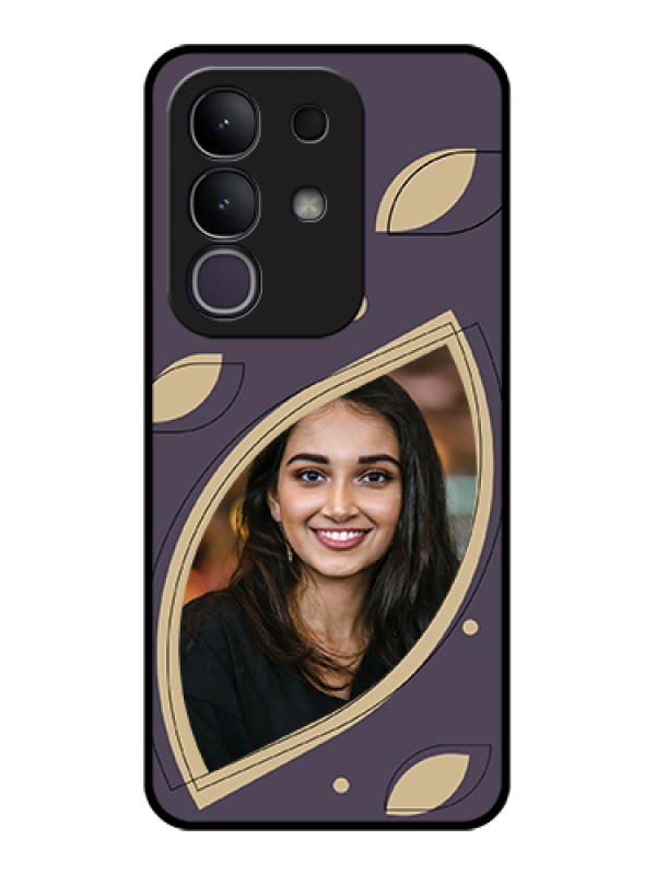 Custom iQOO Z10x 5G Custom Glass Phone Case - Falling Leaf Design
